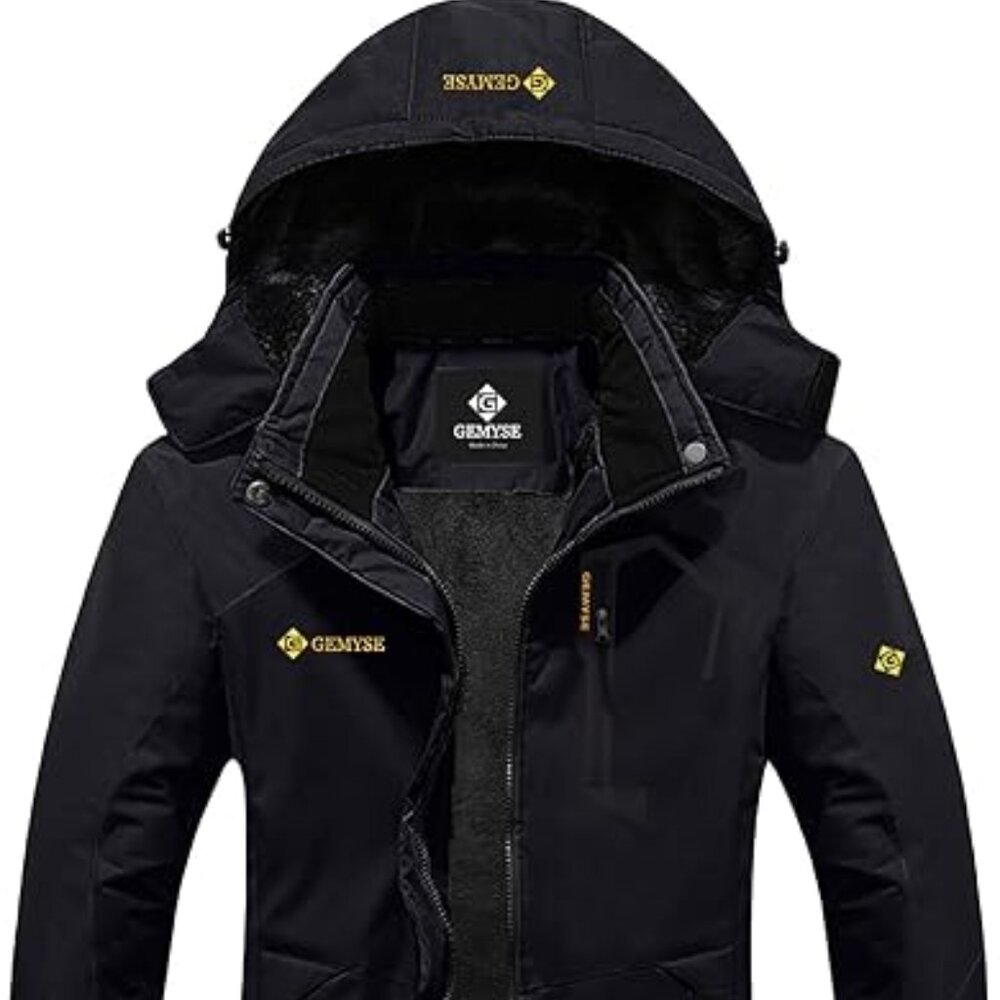 GEMYSE Women's Ski Snow Jacket Warm Winter Waterproof Coat Snowboard Rain Jacket